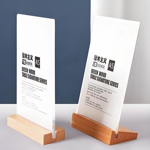 高档展示立牌